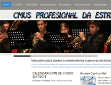Tablet Screenshot of conservatoriodemusica.aestrada.com